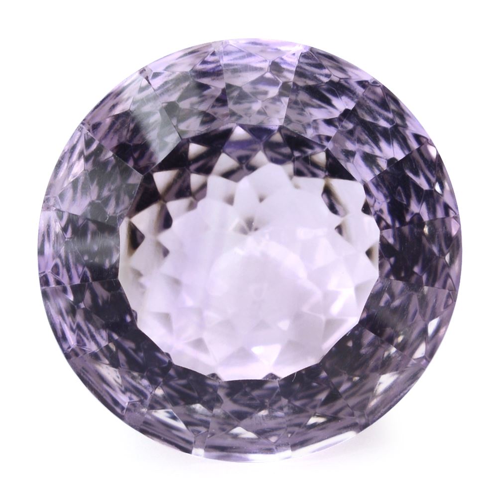 PINK AMETHYST NIRVANA CUT ROUND (DES#81) (AA/CLEAN) 14MM 8.27 Cts.