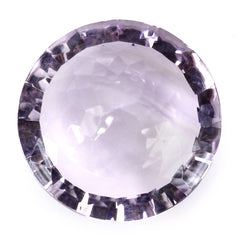 PINK AMETHYST NIRVANA CUT ROUND (DES#81) (AA/CLEAN) 14MM 8.27 Cts.
