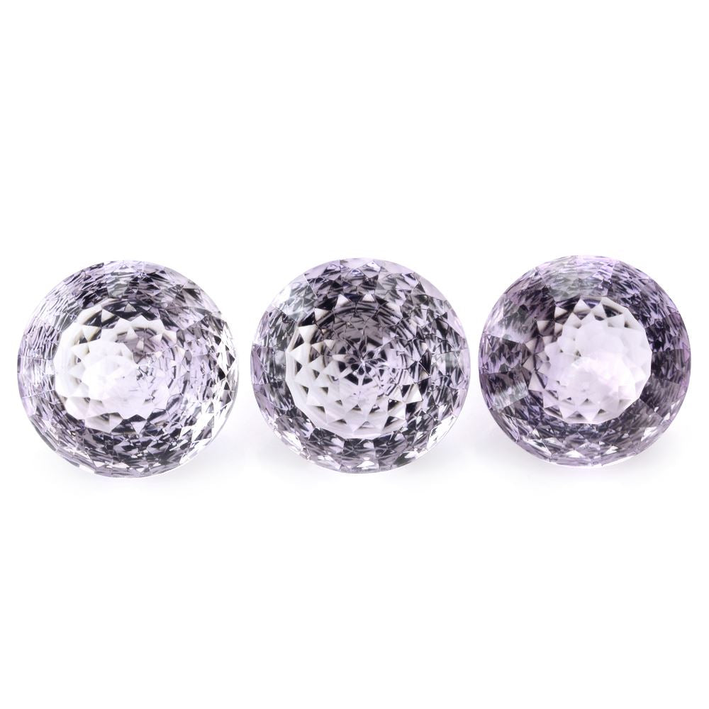 PINK AMETHYST NIRVANA CUT ROUND (DES#81) (AA/CLEAN) 14MM 8.27 Cts.