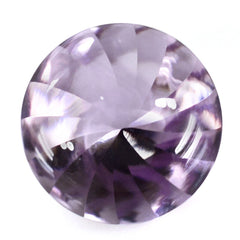PINK AMETHYST BUFFTOP ROUND WITH TWISTED CONCAVE (DES#31) 14MM 9.50 Cts.