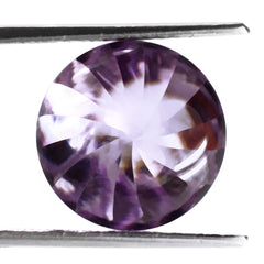 PINK AMETHYST BUFFTOP ROUND WITH TWISTED CONCAVE (DES#31) 14MM 9.50 Cts.