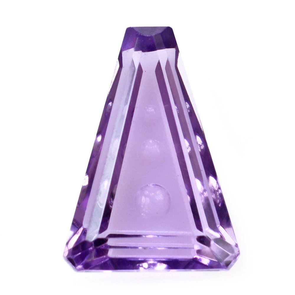 PINK AMETHYST SUPPER BUBBLE TRAPEZOID (DES#119) 13X9MM 3.30 Cts.