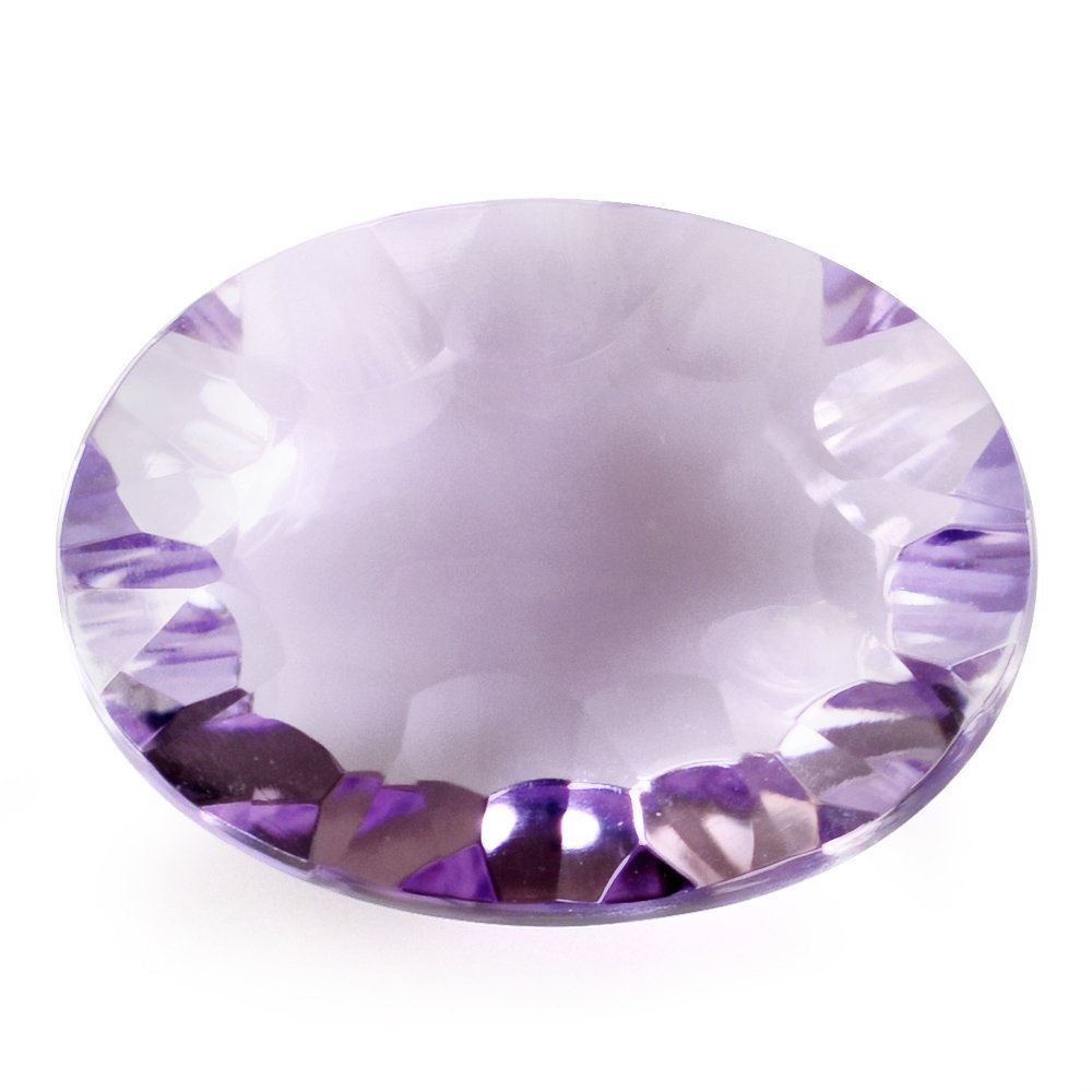 PINK AMETHYST CONCAVE BRIOLETTE OVAL 18X13.50MM 10.30 Cts.