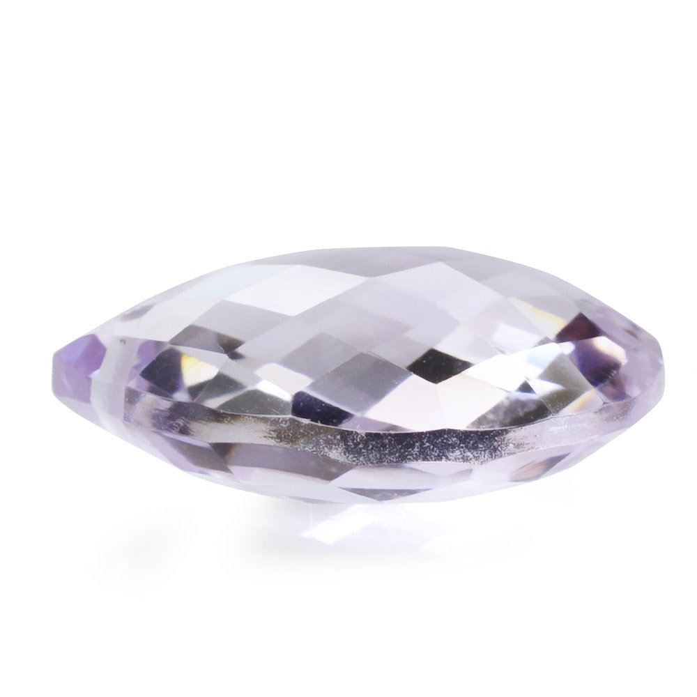 PINK AMETHYST BRIOLETTE PEAR (FULL DRILL 1.00MM) 20X15MM 13.40 Cts.