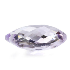 PINK AMETHYST BRIOLETTE PEAR (FULL DRILL 1.00MM) 20X15MM 13.40 Cts.