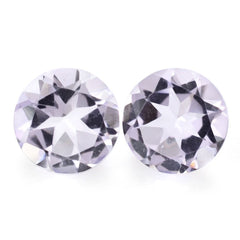 PINK AMETHYST CUT ROUND 6.50MM 1.02 Cts.