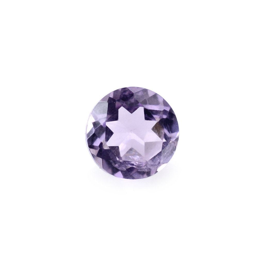PINK AMETHYST CUT ROUND 4.50MM 0.33 Cts.