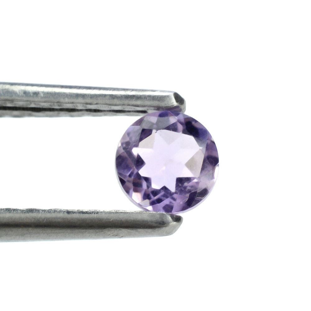 PINK AMETHYST CUT ROUND 4.50MM 0.33 Cts.