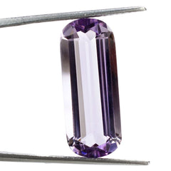 PINK AMETHYST ELONGATED CUT CUSHION 25X10MM 11.63 Cts.