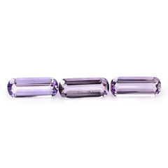 PINK AMETHYST ELONGATED CUT CUSHION 25X10MM 11.63 Cts.