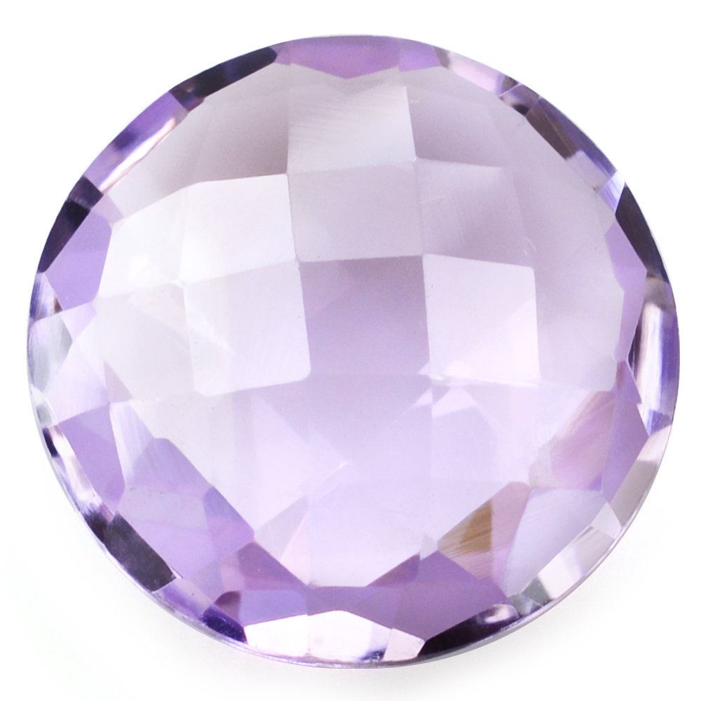 PINK AMETHYST BRIOLETTE ROUND 16MM 9.81 Cts.