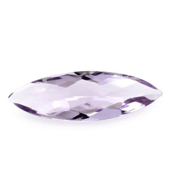 PINK AMETHYST CHECKER CUT MARQUISE 25X8MM 5.54 Cts.