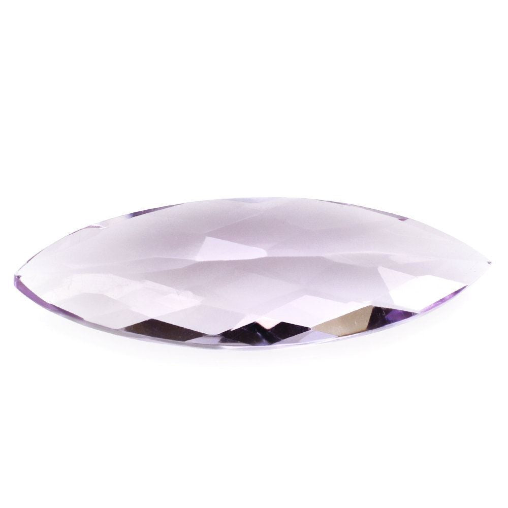 PINK AMETHYST CHECKER CUT MARQUISE 25X8MM 5.54 Cts.