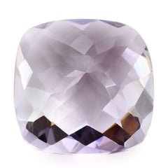 PINK AMETHYST CHECKER CUT CUSHION 16MM 13.55 Cts.