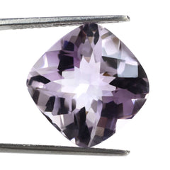 PINK AMETHYST CHECKER CUT CUSHION 16MM 13.55 Cts.