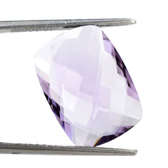 PINK AMETHYST BRIOLETTE CUSHION 18X13MM 9.30 Cts.