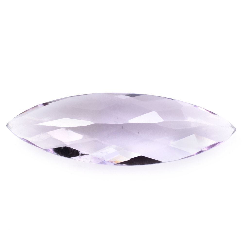 PINK AMETHYST CHECKER CUT MARQUISE 25X8MM 5.48 Cts.
