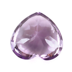 PINK AMETHYST BUFFTOP HEART 12X11MM 5.49 Cts.