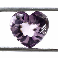 PINK AMETHYST BUFFTOP HEART 12X11MM 5.49 Cts.