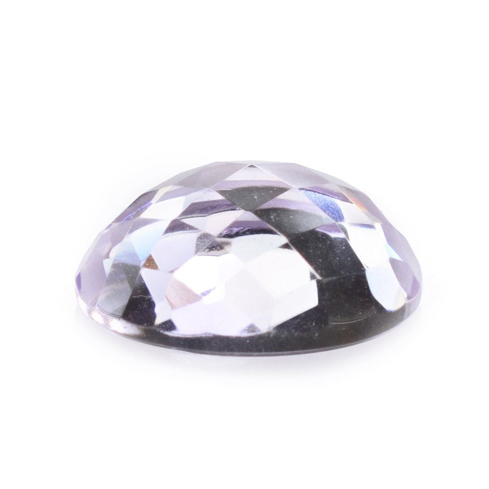 PINK AMETHYST CHECKER OVAL CAB 11X8MM 2.77 Cts.