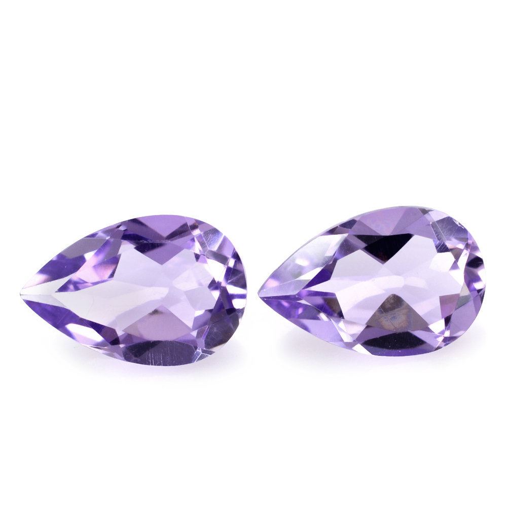 PINK AMETHYST CUT PEAR 12X8MM 2.45 Cts.