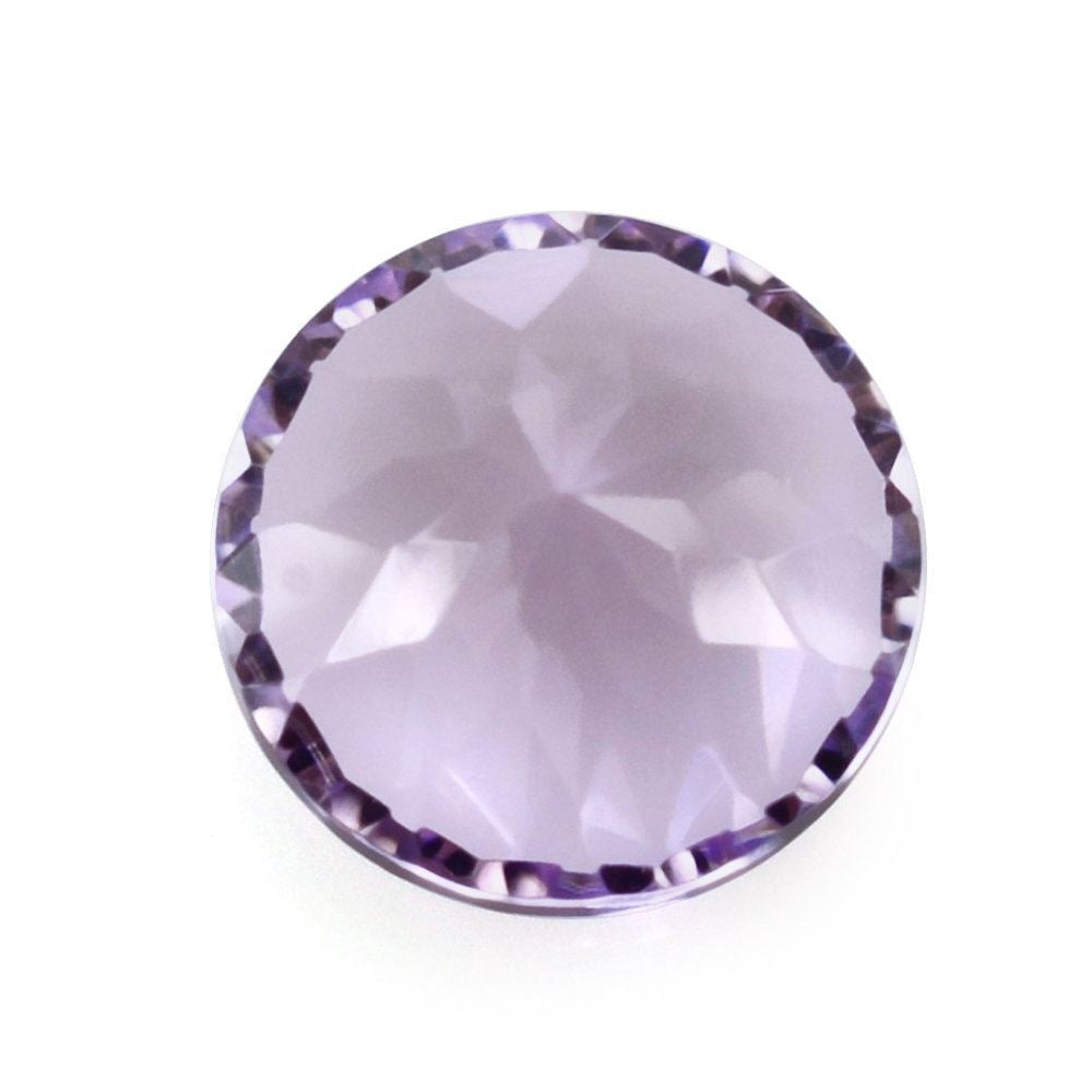 PINK AMETHYST CONCAVE CUT ROUND (DES#45) 8MM 2.00 Cts.