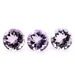 PINK AMETHYST CONCAVE CUT ROUND (DES#45) 8MM 2.00 Cts.