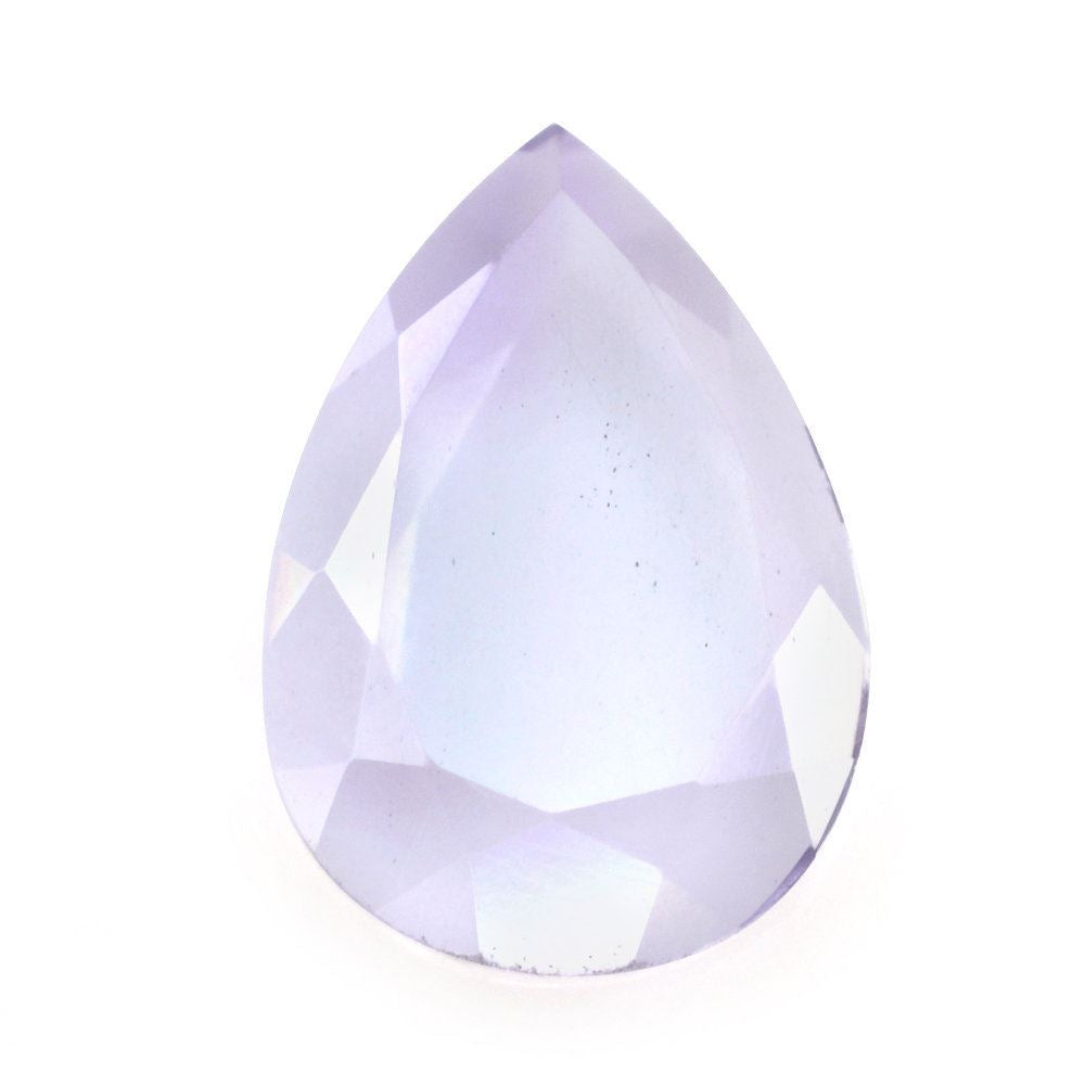 PINK AMETHYST TABLE CUT PEAR CAB FLAT BOTTOM 10X7MM 1.68 Cts.