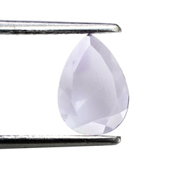 PINK AMETHYST TABLE CUT PEAR CAB FLAT BOTTOM 10X7MM 1.68 Cts.