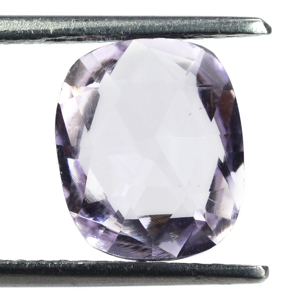 PINK AMETHYST ROSE CUT BRIOLETTE CUSHION 11X9.50MM 3.63 Cts.