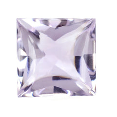 PINK AMETHYST BUFFTOP PRINCESS CUT SQUARE (LITE) 10MM 4.46 Cts.