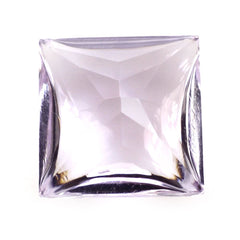 PINK AMETHYST BUFFTOP PRINCESS CUT SQUARE (LITE) 10MM 4.46 Cts.