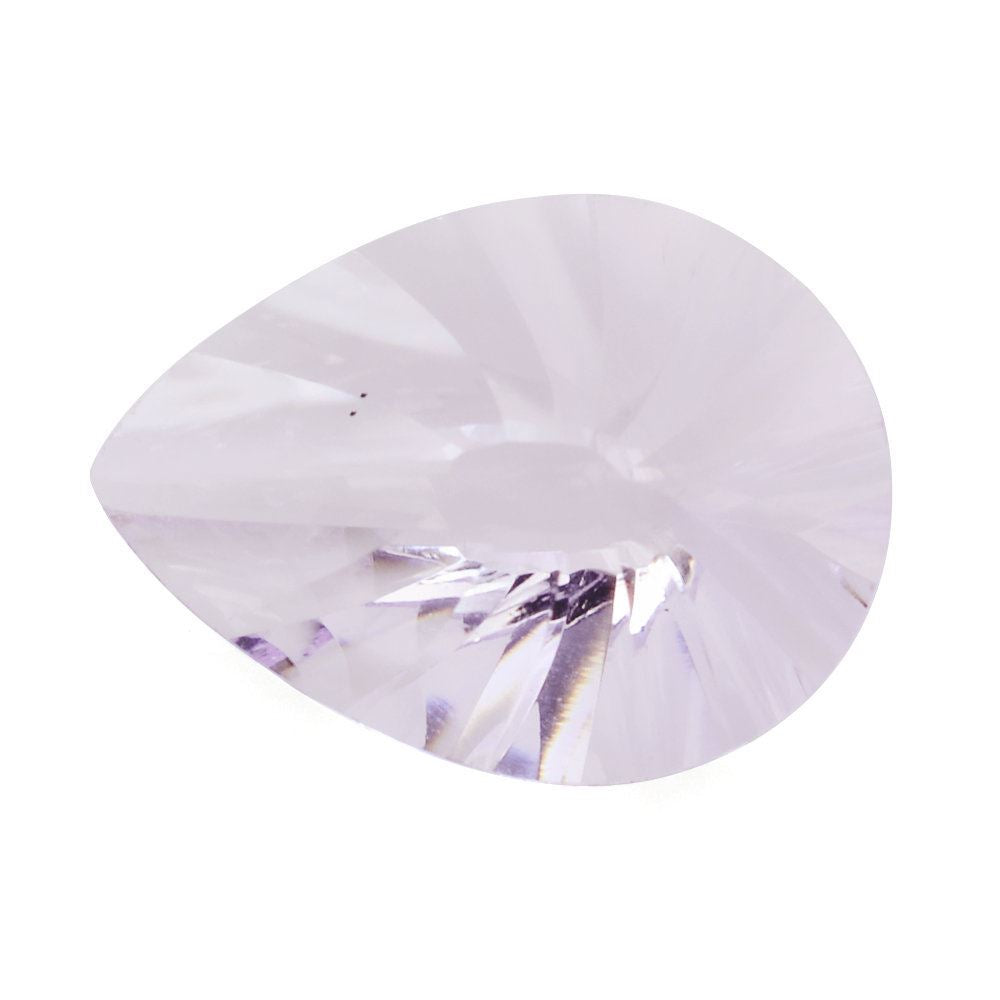 PINK AMETHYST CONCAVE BRIOLETTE PEAR (DES#14) 16X12MM 5.80 Cts.