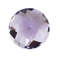 PINK AMETHYST CHECKER CUT ROUND 10MM 3.05 Cts.