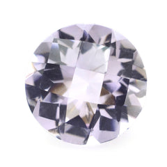 PINK AMETHYST CHECKER CUT ROUND 10MM 3.12 Cts.