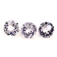 PINK AMETHYST CHECKER CUT ROUND 10MM 3.12 Cts.