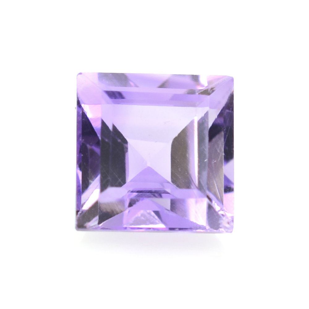 PINK AMETHYST CUT SQUARE 5MM 0.65 Cts.