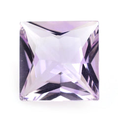 PINK AMETHYST PRINCESS CUT SQUARE 10MM 3.65 Cts.