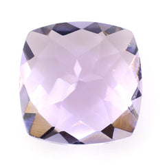 PINK AMETHYST CHECKER CUT CUSHION (SI) 10MM 3.77 Cts.