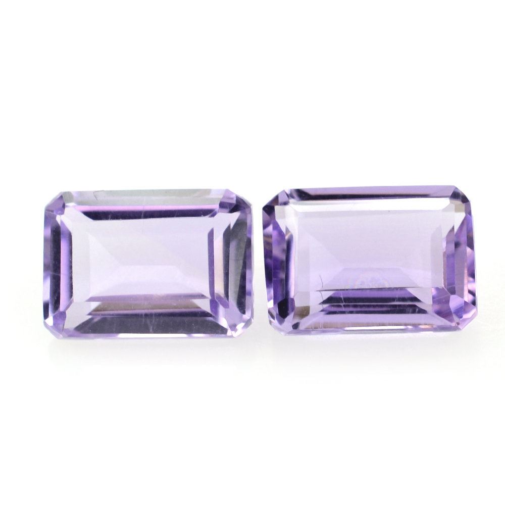 PINK AMETHYST CUT OCTAGON 7X5MM 0.93 Cts.