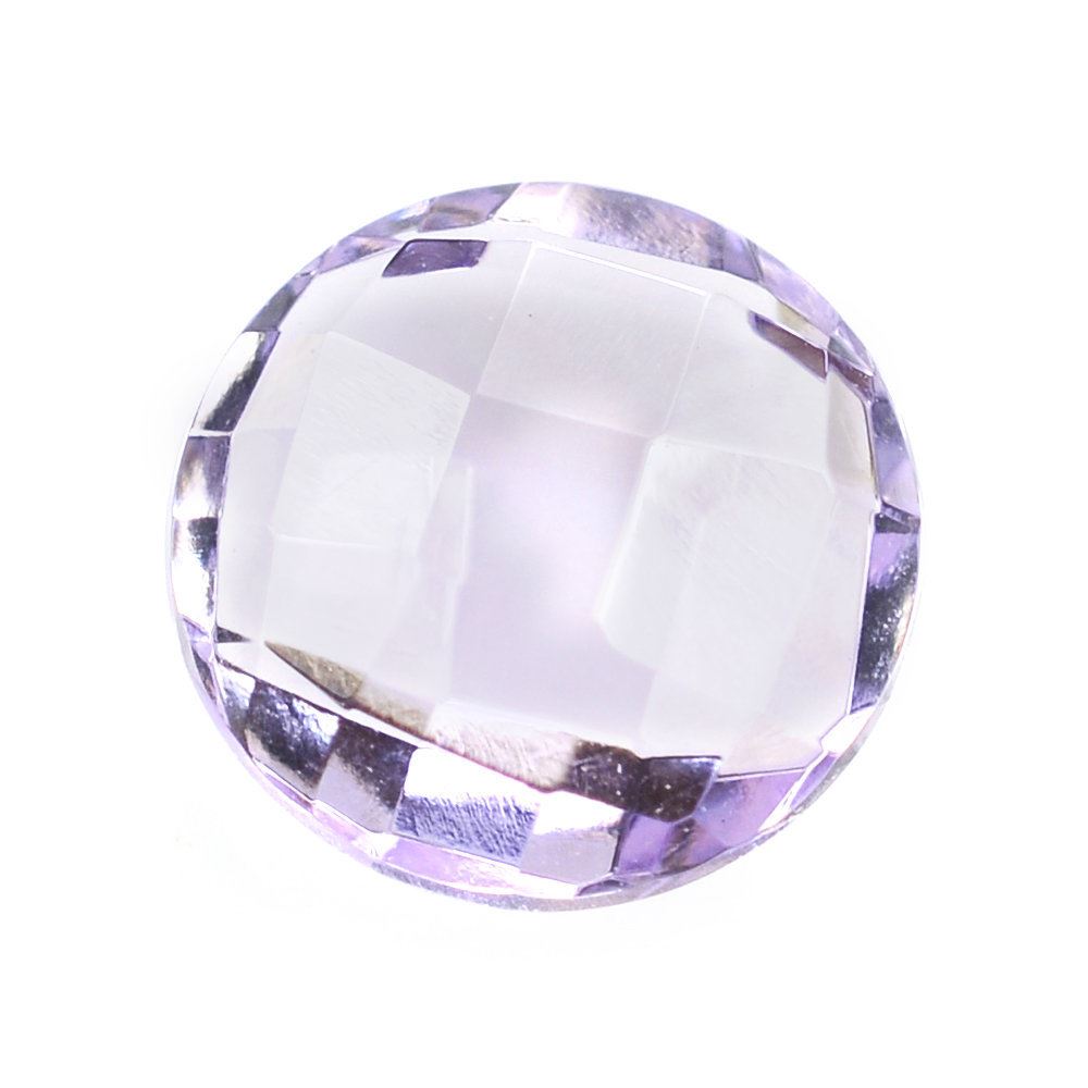 PINK AMETHYST BRIOLETTE ROUND 8MM 1.74 Cts.