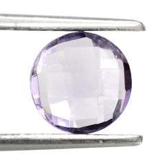PINK AMETHYST BRIOLETTE ROUND 8MM 1.74 Cts.