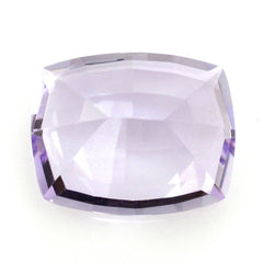 PINK AMETHYST CUT CUSHION (STEP CUT BACK) (LITE) 10X8MM 2.55 Cts.