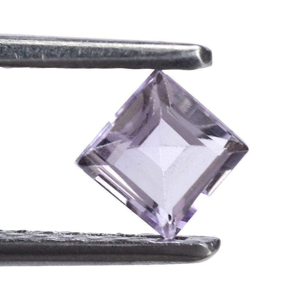 PINK AMETHYST CUT SQUARE 5MM 0.53 Cts.