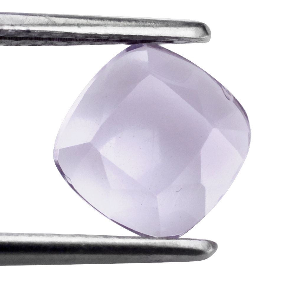 PINK AMETHYST FLAT TABLE CUT CUSHION CAB 8MM 1.63 Cts.