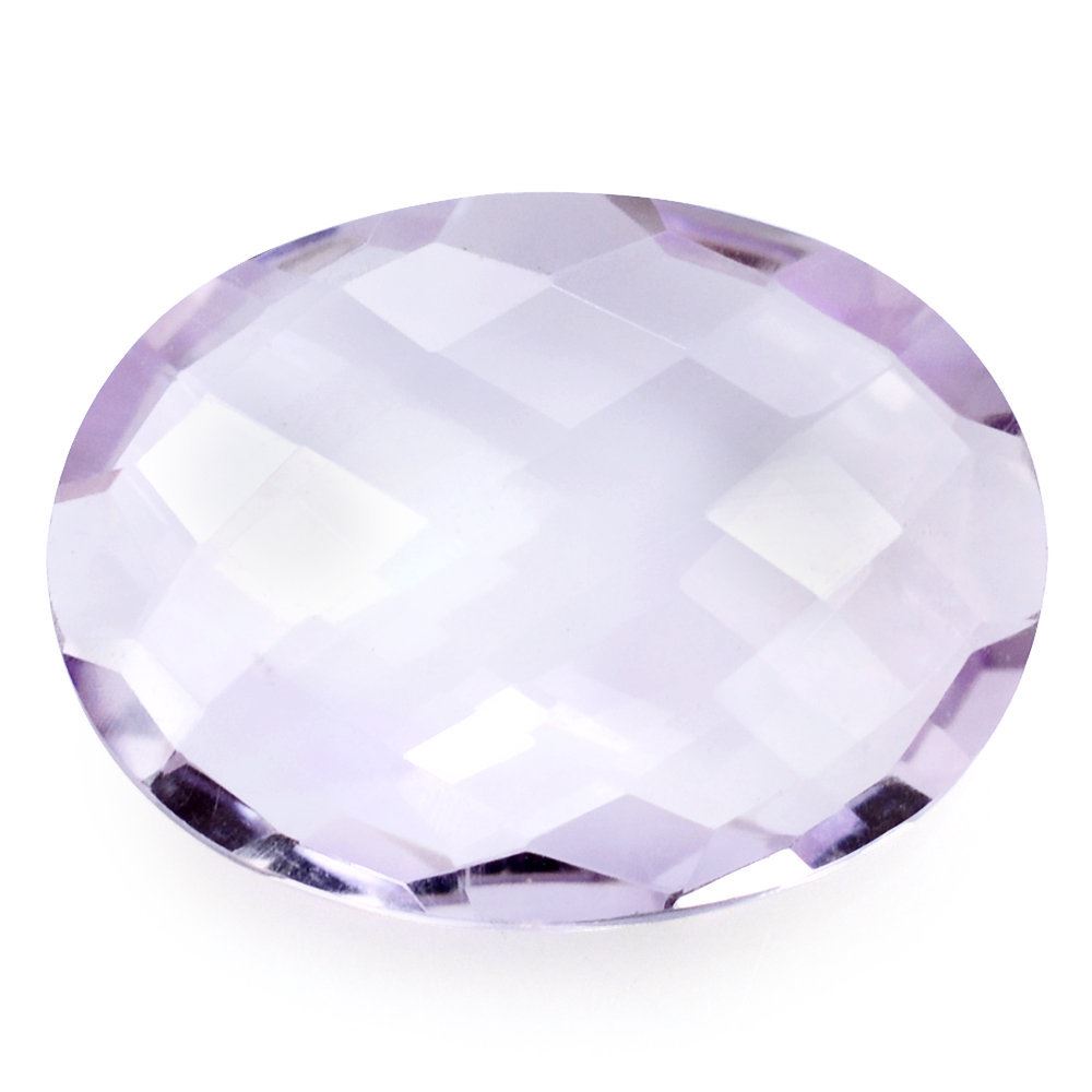PINK AMETHYST BRIOLETTE OVAL 20X15MM 11.50 Cts.