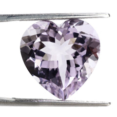 PINK AMETHYST CUT HEART 16MM (A/CLEAN) 12.21 Cts.
