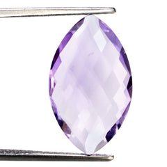 PINK AMETHYST BRIOLETTE MARQUISE 20X12MM 7.05 Cts.