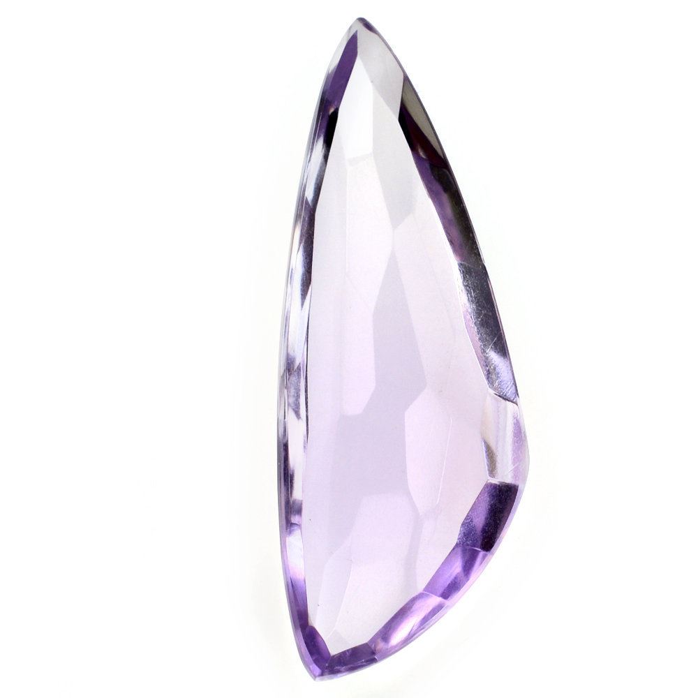 PINK AMETHYST IRREGULAR CUT FANCY SHAPE CAB 29.50X10.50MM 7.10 Cts.