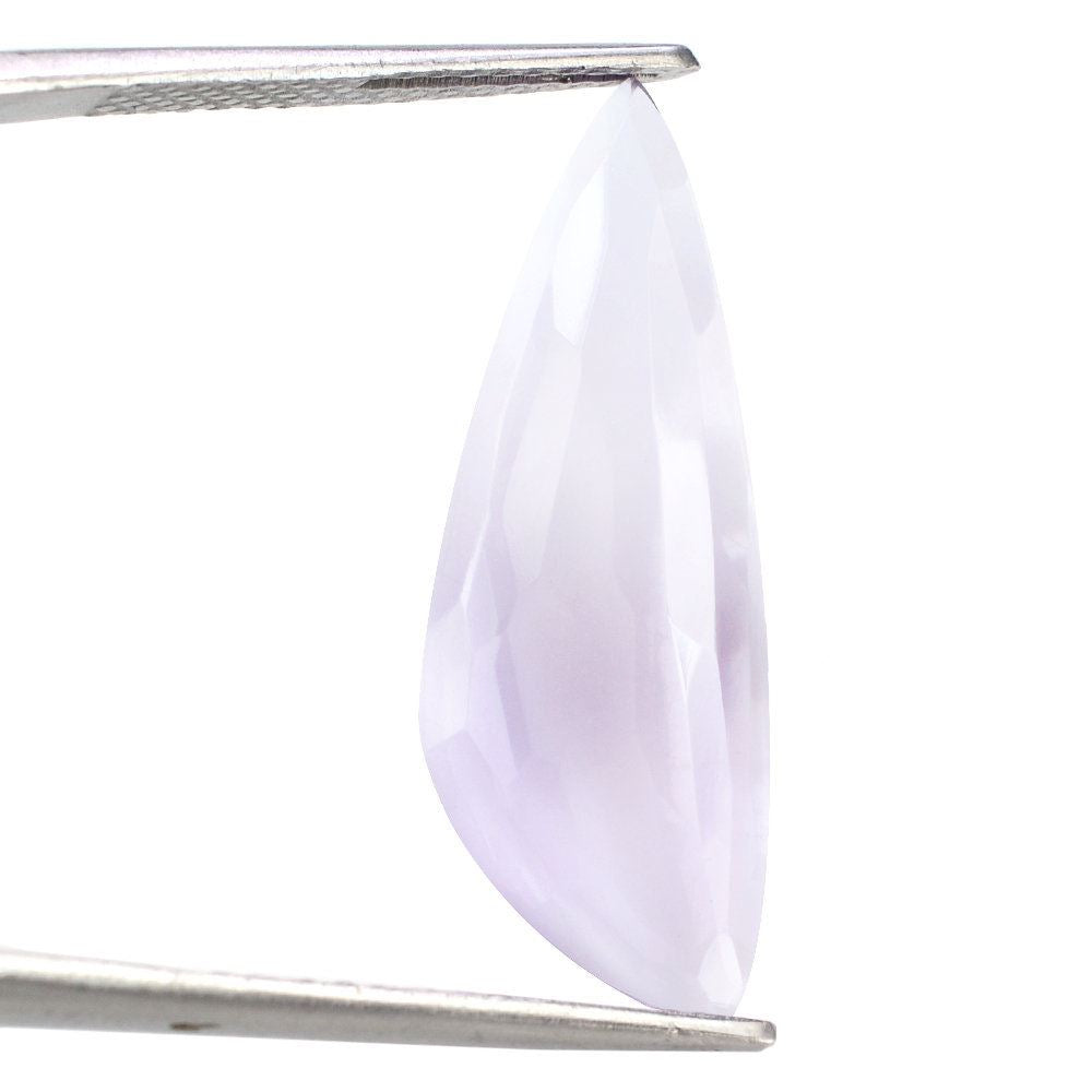 PINK AMETHYST IRREGULAR CUT FANCY SHAPE CAB 29.50X10.50MM 7.10 Cts.